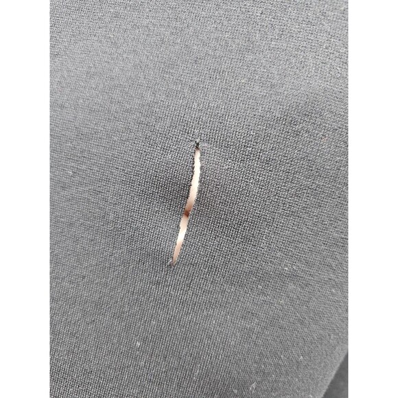 Alembika 2 Tunic Top Hi-Lo Lagenlook Asymmetrical Button Black Mandarin Collar - Picture 6 of 16